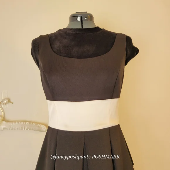 RALPH LAUREN luxury formal tiered fully lined satin cocktail party dress classic - Picture 16 of 17